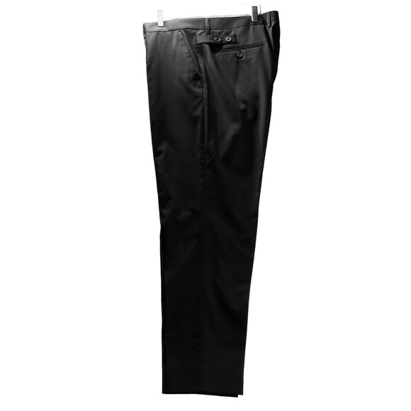 DOLCE & GABBANA Staff Men's Black Dress Pants Wool Blend Stretch Size 56 Eur - Picture 2 of 12